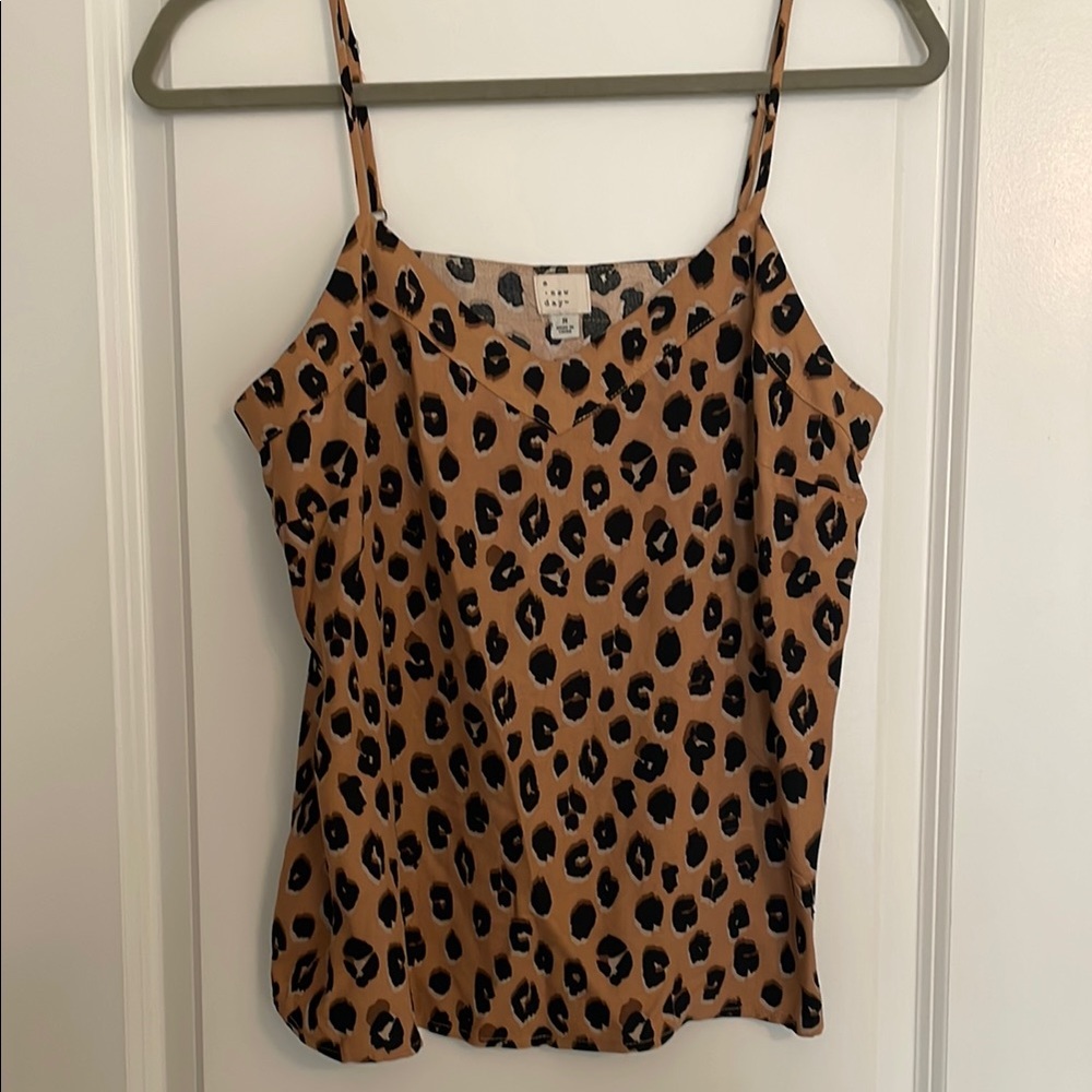 Leopard Print Cami Top